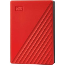 Внешний жесткий диск WESTERN DIGITAL 2.5' 4.0Tb USB 3.0 WD My Passport WDBPKJ0040BRD-WESN Red Внешний жесткий диск WESTERN DIGITAL 2.5' 4.0Tb USB 3.0 WD My Passport WDBPKJ0040BRD-WESN Red