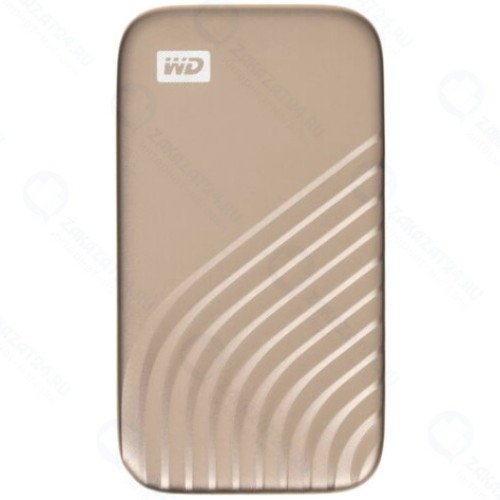 Внешний жесткий диск WESTERN DIGITAL SSD WD My Passport 500 GB USB 3.2 Gen 2 Type-C (WDBAGF5000AGD-WESN) Gold