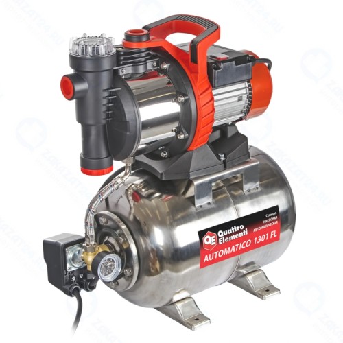 Насосная станция QUATTRO ELEMENTI Automatico 1301 FL Inox