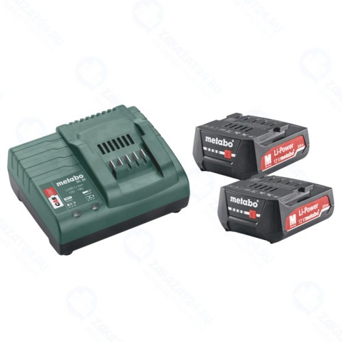 Батарея аккумуляторная Metabo Basic-Set 12V + SC30 12В 2Ач Li-Ion + З/У (685300000)