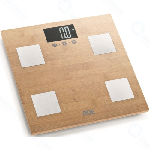 Весы напольные ADE BA914 Barbara bamboo с анализатором тела