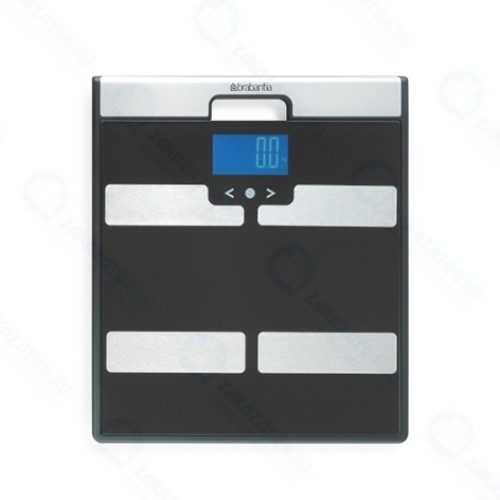 Весы напольные BRABANTIA 481949 Цифровые с мониторингом параметров тела Черный