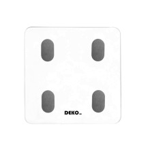 Умные весы DEKO DKSC01 White, 12 параметров измерения