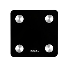 Умные весы DEKO DKSC02 Black, 12 параметров измерения