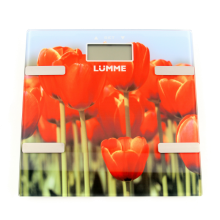 Весы напольные LUMME LU-1333 сенсор тюльпаны