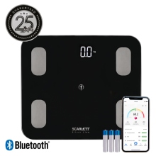 Весы напольные Scarlett SC-BS33ED101 диагностика с Bluetooth