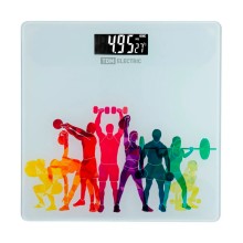 Весы напольные TDM Electric "Фитнес", стекло, деление 0,01 кг, макс. 180 кг, 28х28 см (SQ4012-0002)