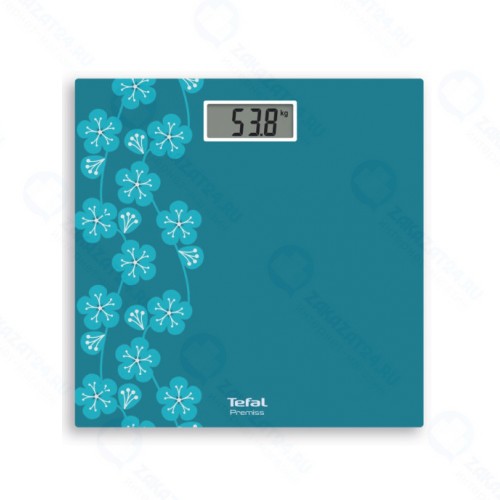 Весы напольные Tefal Premiss Blossom Blue PP1433V0