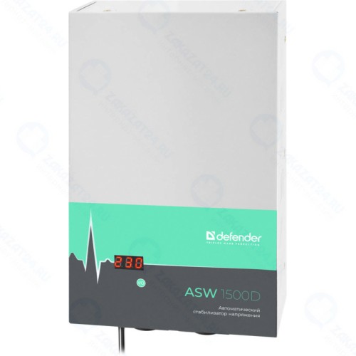 Стабилизатор напряжения DEFENDER ASW 1500D настенный 900W (99046 Defender)