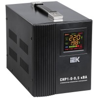 Стабилизатор напряжения IEK HOME СНР 1/220 0.5кВА переносной, IVS20-1-00500