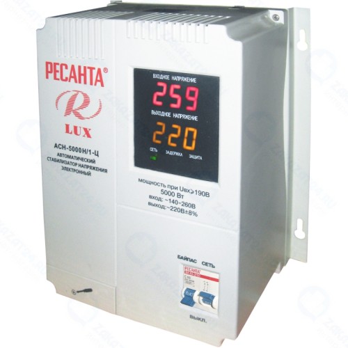 Стабилизатор напряжения Ресанта АСН-5000Н/1-Ц Lux