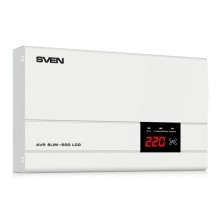 Стабилизатор напряжения SVEN AVR SLIM -500 LCD