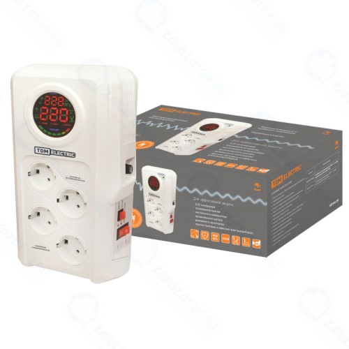 Стабилизатор напряжения TDM Electric СБР1-1-1,0 кВА, электронный бытовой