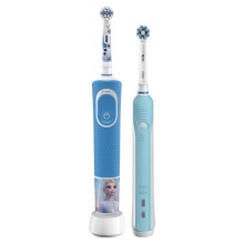 Набор электрических зубных щеток ORAL-B Pro 1/D16.513.1U Blue + Vitality Kids D100.413.2K взрослая и детская