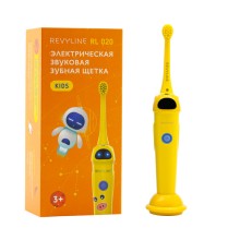 Зубная щётка электрическая Revyline RL 020 Kids, желтая