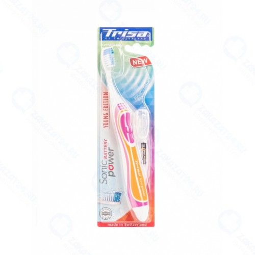 Зубная щётка электрическая Trisa Sonicpower Battery 661880 Orange