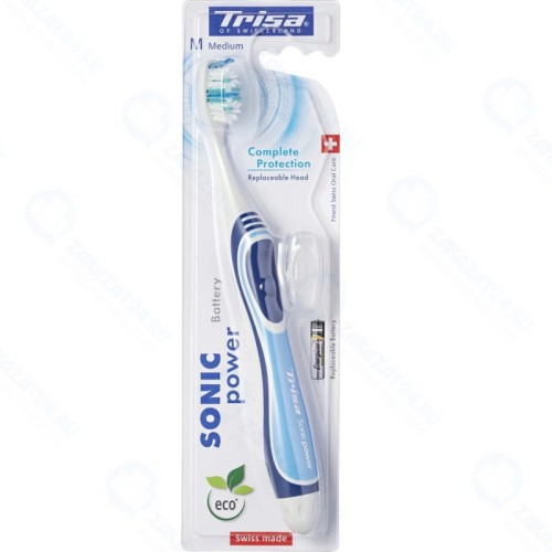 Зубная щётка электрическая Trisa Sonicpower Battery 685860 Blue