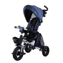 Велосипед трехколесный складной Maxiscoo "Shark" (2021), Синий Велосипед трехколесный складной Maxiscoo "Shark" (2021), Синий