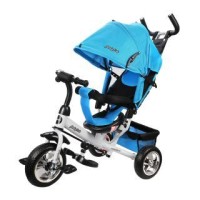 Велосипед 3кол. Moby Kids Comfort 10x8 EVA, голубой
