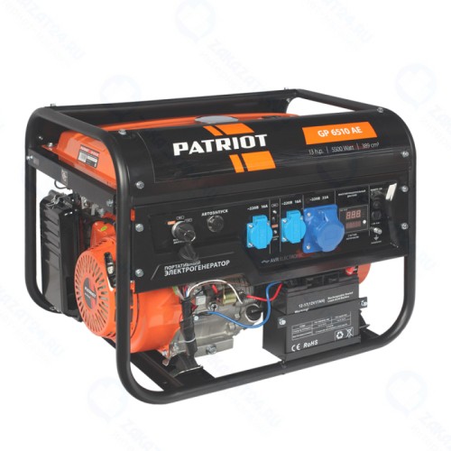 Генератор бензиновый PATRIOT GP 6510AE