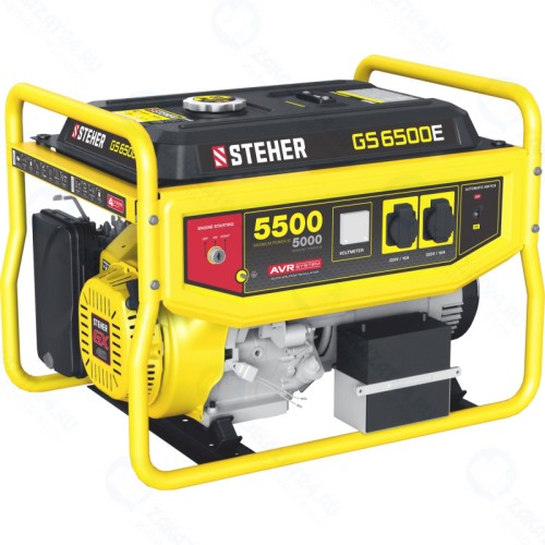 Генератор бензиновый STEHER GS-6500Е с электростартером