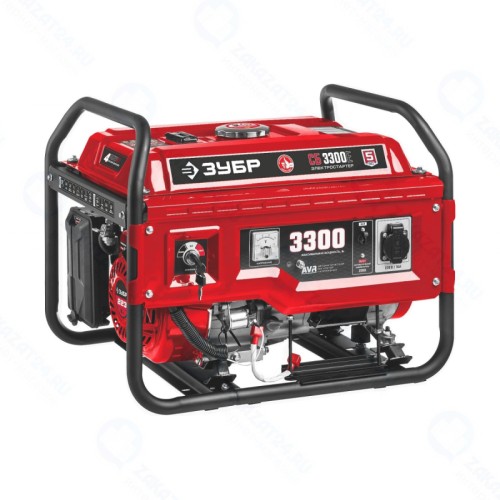 Генератор бензиновый с электростартером ЗУБР СБ-3300Е, серия «МАСТЕР»