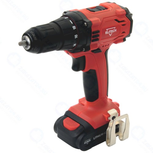 Дрель аккумуляторная ELITECH ДА 12СЛ2 (E2201.004.01)