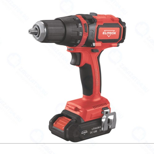 Дрель ударная аккумуляторная ELITECH ДА 18УБЛ2 (E2201.002.01)