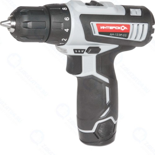 Дрель-шуруповерт аккумуляторная ДА-12ЭР-02 (Li-ion, 2 аккум., 1,5Ач),
