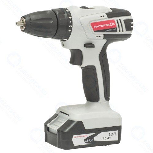 Дрель-шуруповерт Интерскол ДА-10/18Л2