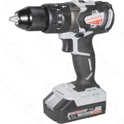 Ударная дрель-шуруповерт аккумуляторная Интерскол 574.2.2.70 ДАУ-13/18ВK АПИ
