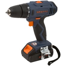 Дрель-шуруповерт аккумуляторная MAX-PRO MPCD18Li/2E, 18 В, 0-350/0-1250об/мин Дрель-шуруповерт аккумуляторная MAX-PRO MPCD18Li/2E, 18 В, 0-350/0-1250об/мин
