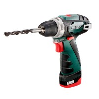 Дрель-шуруповерт аккумуляторная Metabo PowerMaxx BS Basic (600984000), 2 АКБ