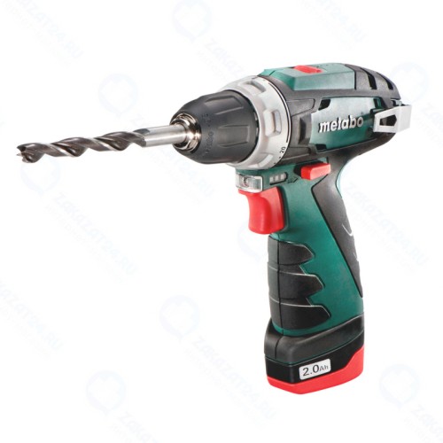 Дрель-шуруповерт аккумуляторная Metabo PowerMaxx BS Basic (600984000), 2 АКБ