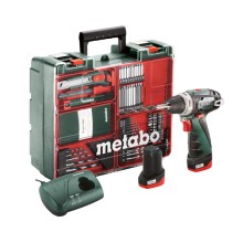 Дрель-шуруповерт аккумуляторная Metabo PowerMaxx BS Basic SET (600080880) Дрель-шуруповерт аккумуляторная Metabo PowerMaxx BS Basic SET (600080880)