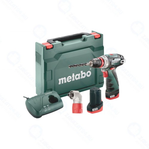 Дрель-шуруповерт аккумуляторная Metabo PowerMaxx BS Quick Basic 12В (600156950)
