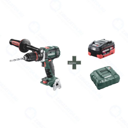 Дрель-шуруповерт аккумуляторный Metabo BS 18 LTX BL I, 1х5.5 Ач LiHD+ЗУ ASC 55 (T03901)