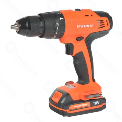 Дрель-шуруповерт аккумуляторная PATRIOT BR 180Li-h