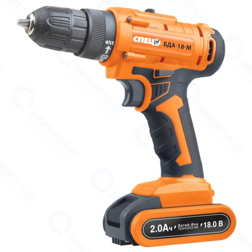 Дрель-шуруповерт аккумуляторная СПЕЦ БДА-18-М