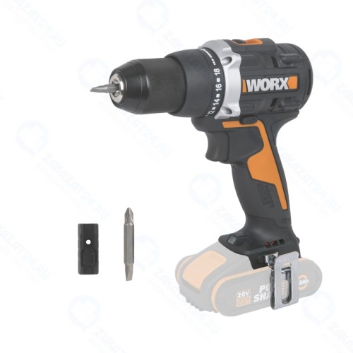 Дрель-шуруповерт аккумуляторная WORX WX102.9, без АКБ и ЗУ