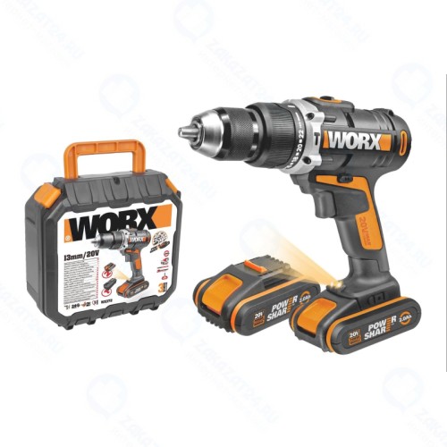 Дрель-шуруповерт аккумуляторная WORX WX372