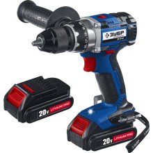 Дрель-шуруповерт аккумуляторная ЗУБР DB-20 A5, серия «ПРОФЕССИОНАЛ»
