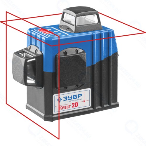 Лазерный нивелир ЗУБР Крест 2D (34907), серия «ПРОФЕССИОНАЛ»