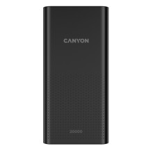 Ультраемкий внешний аккумулятор Canyon PB-2001, 20000 мАч, 2*USB-A, 5В/2,1А, черный