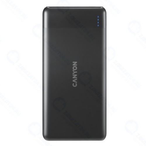 Внешний аккумулятор (Power Bank) Canyon PB-107, 10000мAч, черный