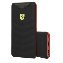 Внешний аккумулятор CG-MOBILE Ferrari Wireless 10000 mAh, LED-индикатор, 2 USB, черный