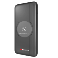 Внешний аккумулятор с функцией беспроводной зарядки ReVolter 10000Qi (Black)