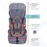 Автокресло AMAROBABY Big trip (группа I/II/III) серый/оранжевый