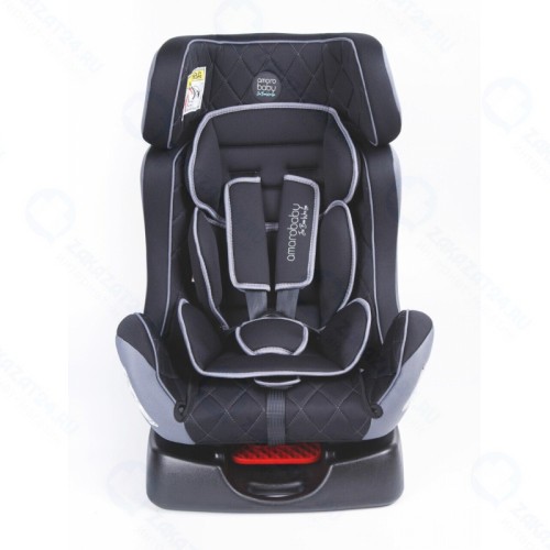 Автокресло AMAROBABY Professional (группа 0+/I/II) чёрный/серый