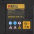 Компрессор воздушный DL1100 1,1 кВт, 180 л/мин, с набором аксессуаров, DENZEL 58005